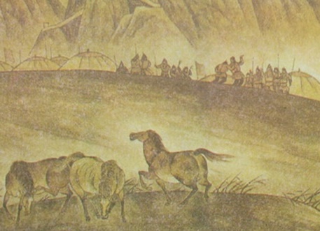 明敕星驰封宝剑，辞君一夜取楼兰。全诗意思及赏析-古诗迷