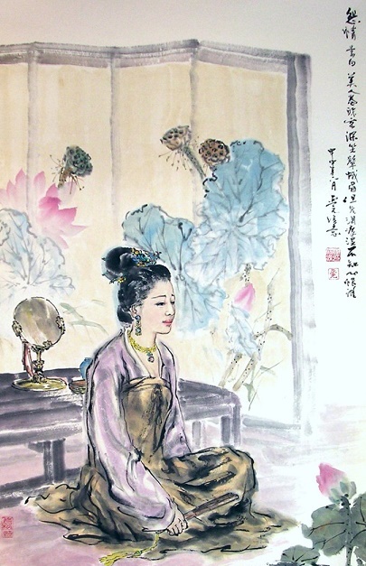 美人卷珠帘,深坐颦蛾眉。全诗意思及赏析-古诗迷