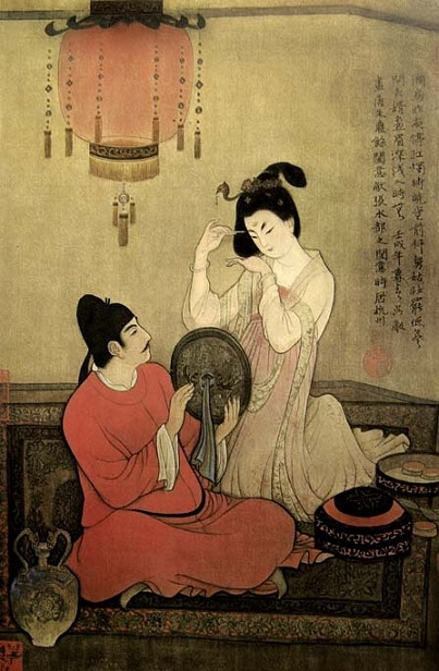 妆罢低声问夫婿，画眉深浅入时无？全诗意思及赏析-古诗迷