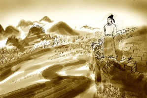 岭树重遮千里目,江流曲似九回肠。全诗意思及赏析-古诗迷