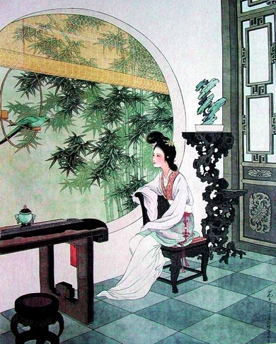 凤尾香罗薄几重，碧文圆顶夜深缝。全诗意思及赏析-古诗迷