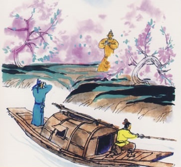 桃花潭水深千尺，不及汪伦送我情。全诗意思及赏析-古诗迷