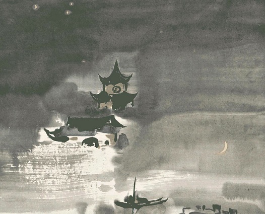 孤城背岭寒吹角，独树临江夜泊船。全诗意思及赏析-古诗迷