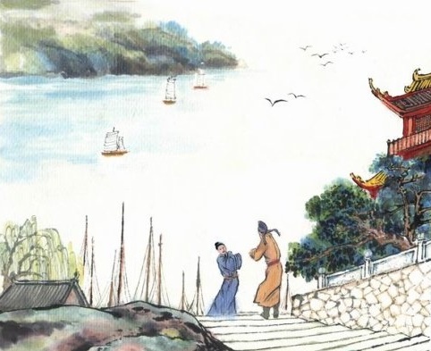 寒雨连江夜入吴,平明送客楚山孤。全诗意思及赏析-古诗迷