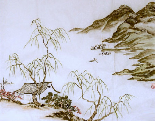 凭君先到江头看,柳色如今深未深。全诗意思及赏析-古诗迷