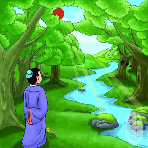 返景入深林，复照青苔上。全诗意思及赏析-古诗迷