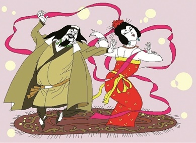 云中乱拍禄山舞，风过重峦下笑声。全诗意思及赏析-古诗迷