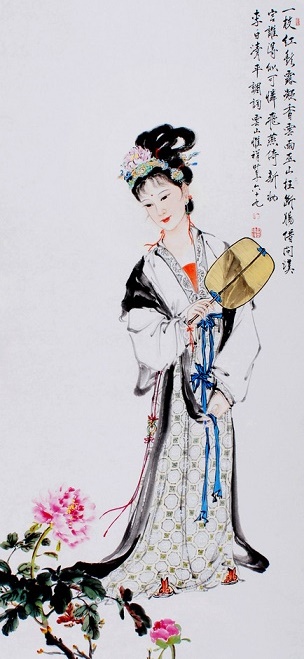 借问汉宫谁得似，可怜飞燕倚新妆。全诗意思及赏析-古诗迷