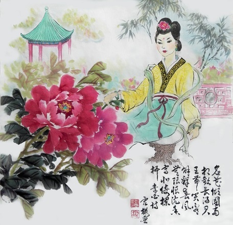 名花倾国两相欢,长得君王带笑看。全诗意思及赏析-古诗迷