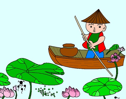 小娃撑小艇,偷采白莲回。全诗意思及赏析-古诗迷