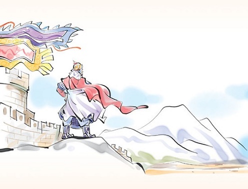 表请回军掩尘骨,莫教兵士哭龙荒。全诗意思及赏析-古诗迷