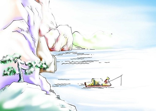 孤舟蓑笠翁，独钓寒江雪。全诗意思及赏析-古诗迷