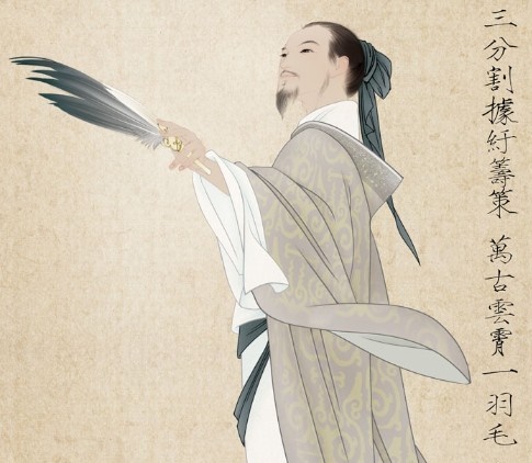 三分割据纡筹策，万古云霄一羽毛。全诗意思及赏析-古诗迷