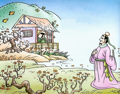 黄四娘家花满蹊，千朵万朵压枝低。全诗意思及赏析-古诗迷