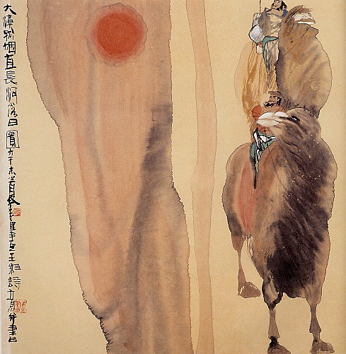 大漠孤烟直，长河落日圆。全诗意思及赏析-古诗迷