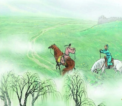 渭城朝雨浥轻尘,客舍青青柳色新。全诗意思及赏析-古诗迷