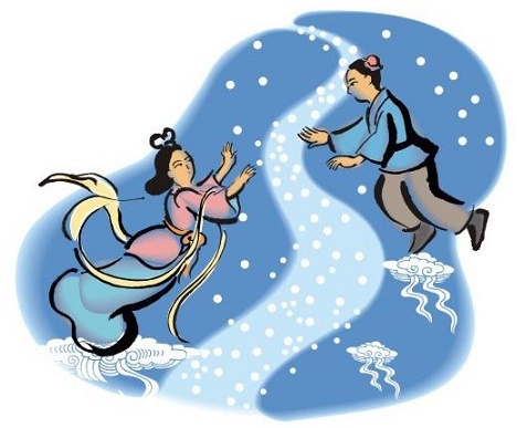 七夕今宵看碧霄,牵牛织女渡河桥。全诗意思及赏析-古诗迷
