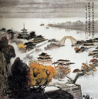 姑苏城外寒山寺，夜半钟声到客船。全诗意思及赏析-古诗迷