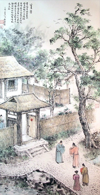 肯与邻翁相对饮,隔篱呼取尽余杯。全诗意思及赏析-古诗迷