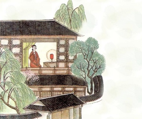 泪湿罗巾梦不成，夜深前殿按歌声。全诗意思及赏析-古诗迷