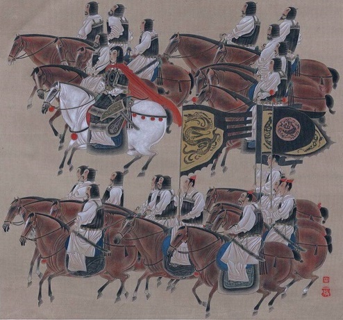 旦辞黄河去，暮至黑山头，不闻爷娘唤女声，但闻燕山胡骑鸣啾啾。-古诗迷