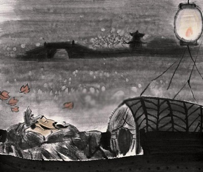 卧闻岳阳城里钟，系舟岳阳城下树。全诗意思及赏析-古诗迷