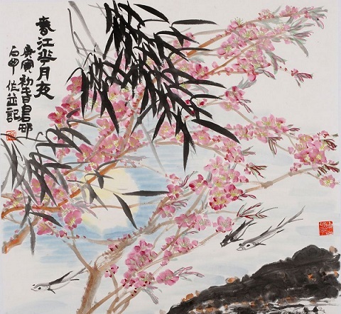 江水流春去欲尽,江潭落月复西斜。全诗意思及赏析-古诗迷