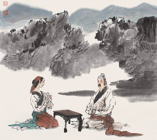 萧萧远树疏林外，一半秋山带夕阳。全诗意思及赏析-古诗迷