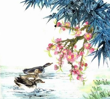 竹外桃花三两枝,春江水暖鸭先知。全诗意思及赏析-古诗迷