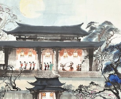 歌管楼台声细细，秋千院落夜沉沉。全诗意思及赏析-古诗迷