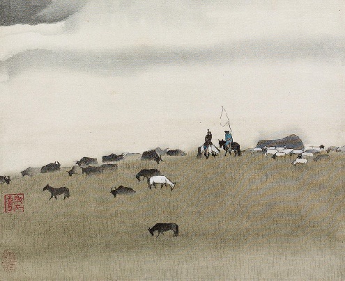 天苍苍,野茫茫,风吹草低见牛羊。全诗意思及赏析-古诗迷