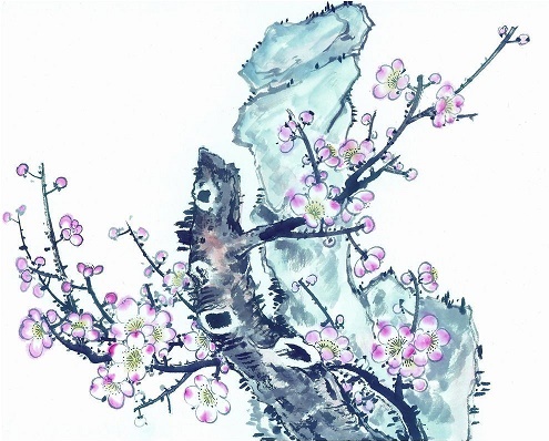 衔霜当路发,映雪拟寒开。全诗意思及赏析-古诗迷