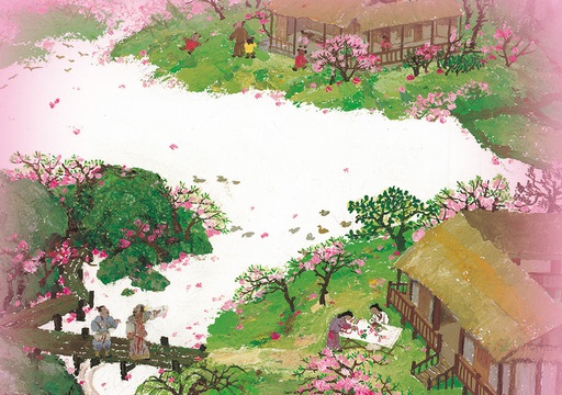 榆柳荫后檐,桃李罗堂前。全诗意思及赏析-古诗迷