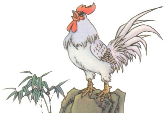 头上红冠不用裁,满身雪白走将来。全诗意思及赏析-古诗迷