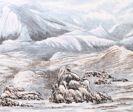 北国风光,千里冰封,万里雪飘。全诗意思及赏析-古诗迷