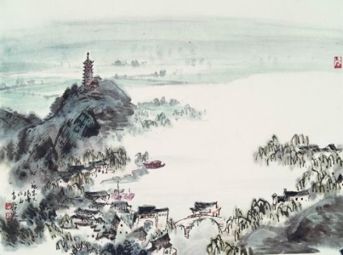 南浦春来绿一川，石桥朱塔两依然。全诗意思及赏析-古诗迷