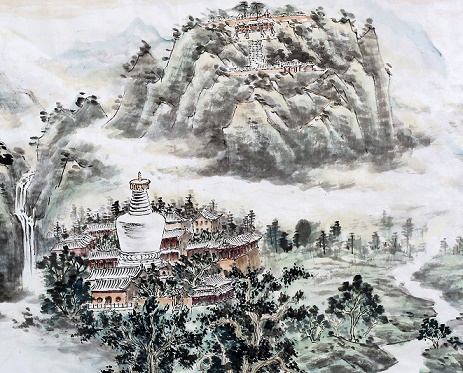 西北天低五顶高，茫茫松海露灵鳌。全诗意思及赏析-古诗迷