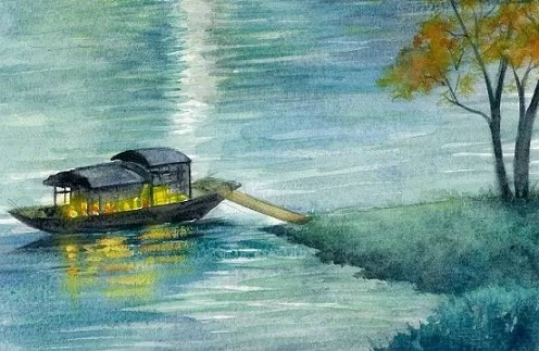 寂历秋江渔火稀，起看残月映林微。全诗意思及赏析-古诗迷