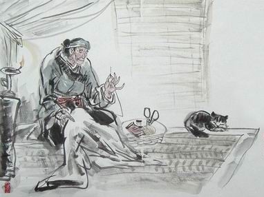 搴帷拜母河梁去,白发愁看泪眼枯。全诗意思及赏析-古诗迷