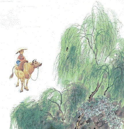 牧童骑黄牛,歌声振林樾。全诗意思及赏析-古诗迷
