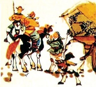 手把文书口称敕，回车叱牛牵向北。全诗意思及赏析-古诗迷