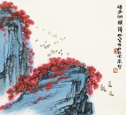 看万山红遍，层林尽染；漫江碧透，百舸争流。全诗意思及赏析-古诗迷