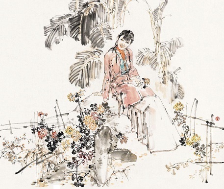 旋抹红妆看使君,三三五五棘篱门。相挨踏破茜罗裙。全词意思及赏析-古诗迷