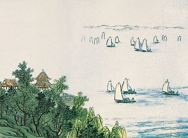 几许渔人飞短艇，尽载灯火归村落。全诗词意思及赏析-古诗迷