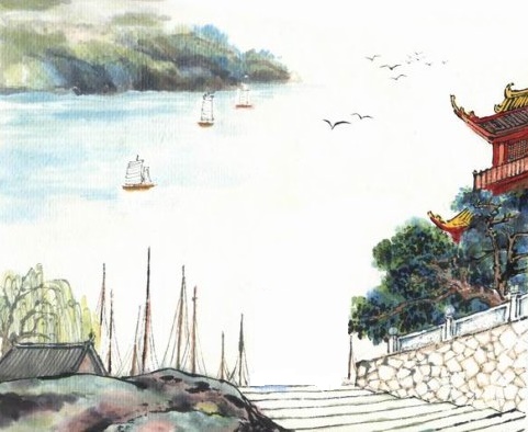 惟有长江水,无语东流。全诗词意思及赏析-古诗迷