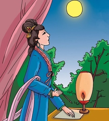 夜深风竹敲秋韵,万叶千声皆是恨。全诗词意思及赏析-古诗迷