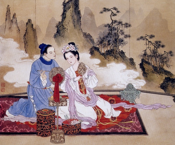 不消红蜡，闲云归后，月在庭花旧栏角。全诗词意思及赏析-古诗迷