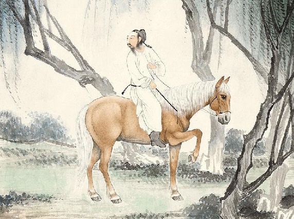 晚春盘马踏青苔,曾傍绿荫深驻。全诗词意思及赏析-古诗迷