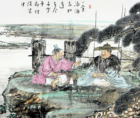 一壶浊酒喜相逢。古今多少事,都付笑谈中。全诗词意思及赏析-古诗迷