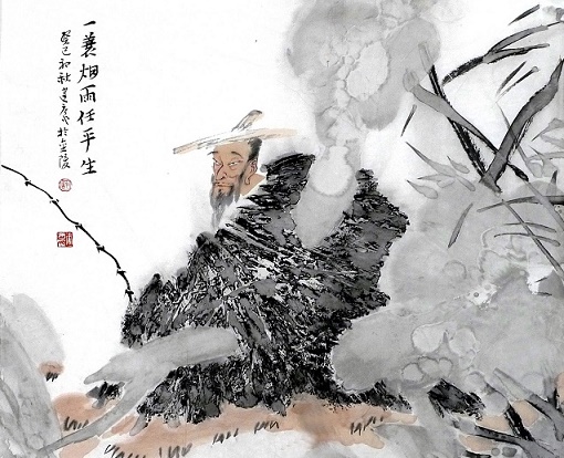 竹杖芒鞋轻胜马,谁怕?一蓑烟雨任平生。全诗词意思及赏析-古诗迷